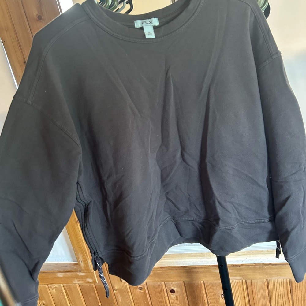 Gray Oversized Boxy Sweatshirt